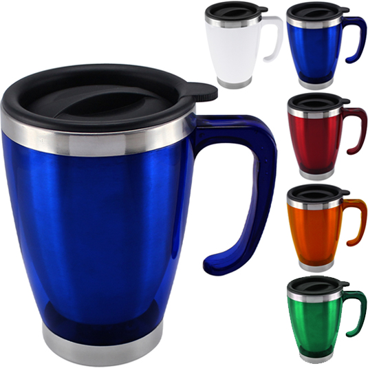 Mug Metálico Cónico 440cc