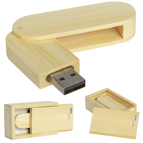 Pendrive Bambú 64GB