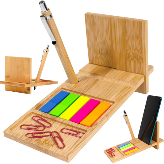 Organizador Escritorio Bambú