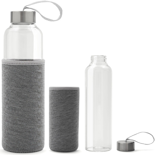 Botella Vidrio Funda