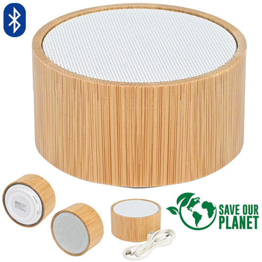 Parlante Bluetooth Bambú