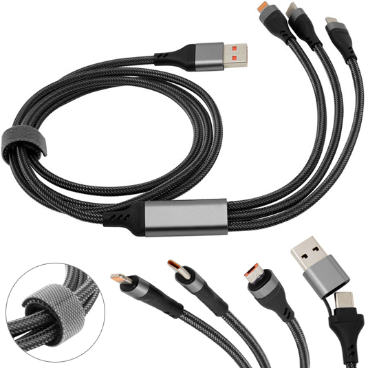 Cable Multicargador Carga Rápida
