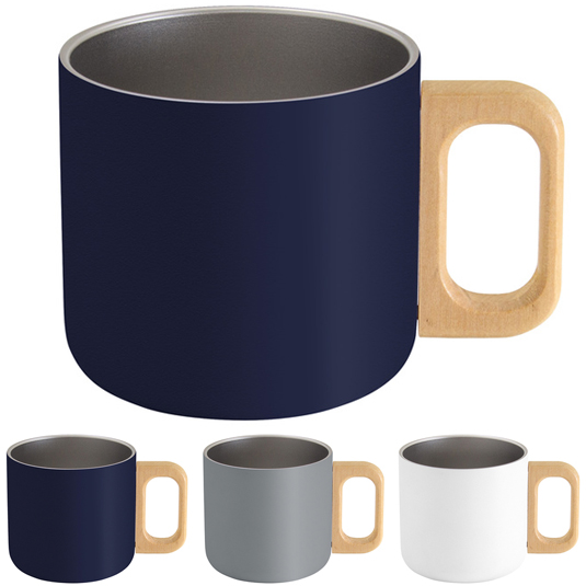 Taza Metálica Doble Pared 390 cc