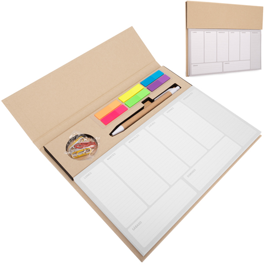 Set Escritorio Planner Semanal