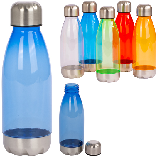 Botella Plástica tapa Acero 500cc