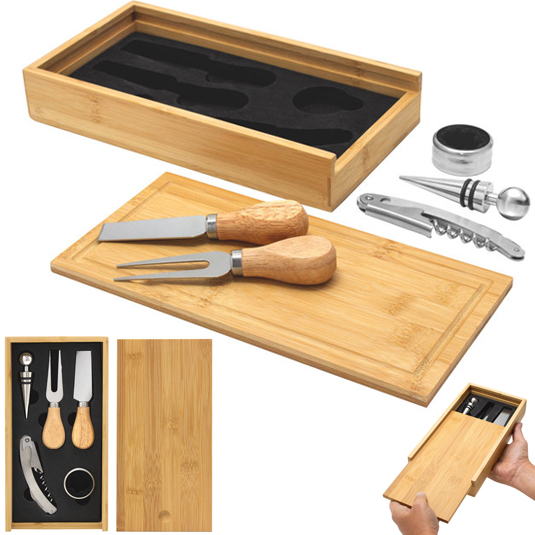 Set de Vino y Tabla Quesos