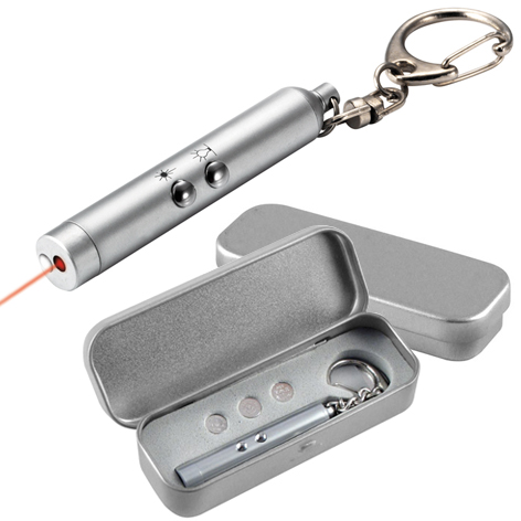 Llavero Puntero Láser - Linterna LED