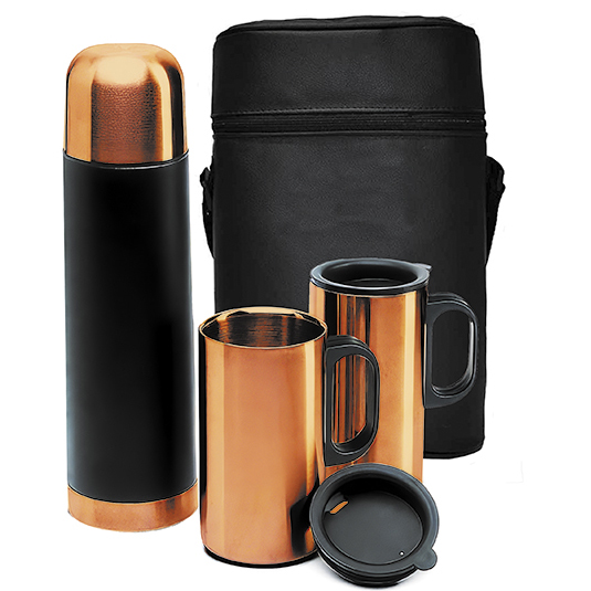 Set Mug Termo Cobre