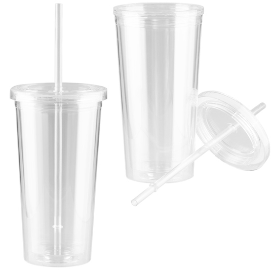 Vaso Plástico Doble Pared 600cc