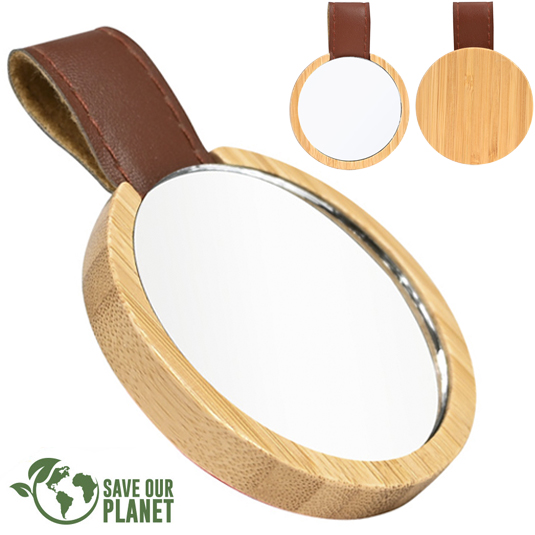 Espejo Bambú Eco-cuero