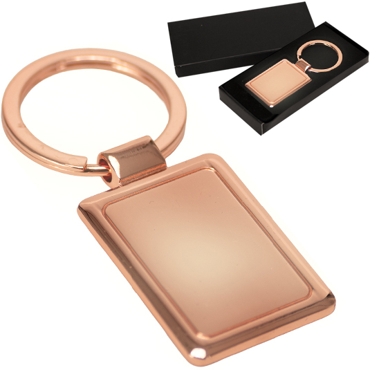 Llavero Rectangular Encobrizado